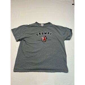Walt Disney World Grumpy Pump Up The Grump Embroidered Gray T-Shirt XXXL 3XL